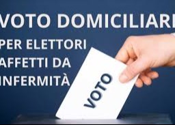 Referendum 22/23 marzo 2026 - voto a domicilio