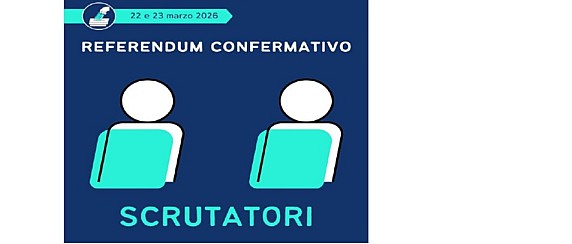 Referendum popolare confermativo di domenica 22 e lunedì 23 marzo 2026 . Formazione elenco aggiuntivo degli scrutatori di seggio elettorale.