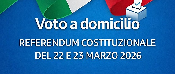 Voto a domicilio referendum 22-23 marzo 2026