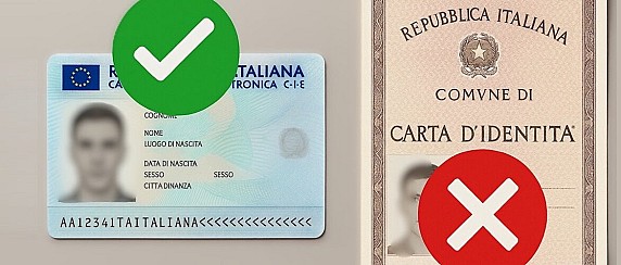 Cessazione validità Carte di Identità cartacee a partire dal 3 agosto 2026