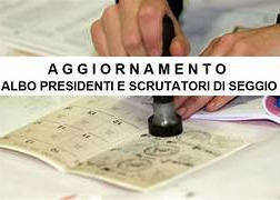 PRESIDENTE DI SEGGIO E SCRUTATORI - ELENCO AGGIUNTIVO -