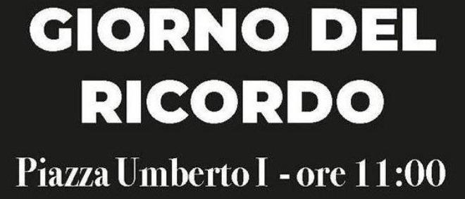 Celebrazione del "Giorno del ricordo"