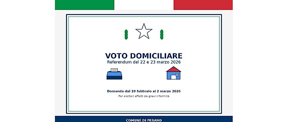 Voto a Domicilio - Referendum 22 e 23 marzo 2026