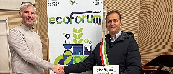 Anche quest'anno Terracina ha ricevuto il premio di Comune Riciclone da Legambiente