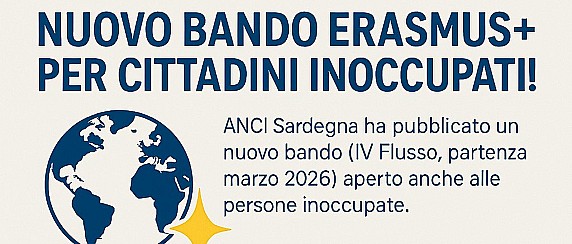Nuovo Bando Erasmus+ per cittadini inoccupati