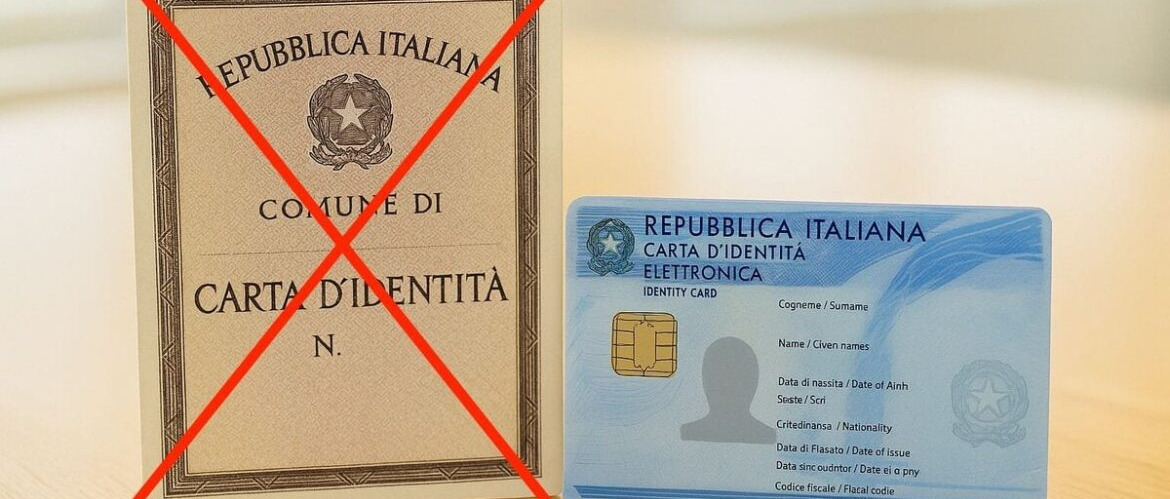 Carte d'identità CARTACEE: dal 3 agosto 2026 non saranno più utilizzabili!