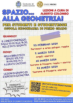 Spazio alla geometria feb-mar 2026