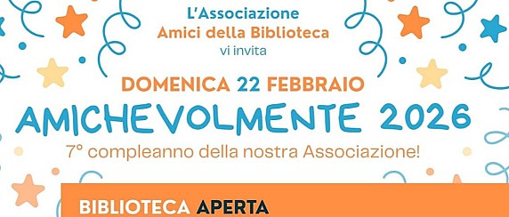 L'Associazione Amici della Biblioteca ORGANIZZA  "Crea un GdR da zero! con @claudio_pustorino"  - domenica 22 febbraio 2026 dalle 15.00