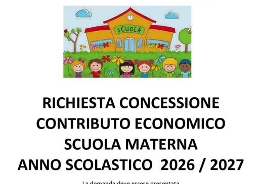 Contributo economico per la Scuola Materna a.s. 2026/2027