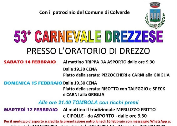 53° CARNEVALE DREZZESE