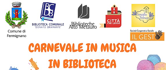 Storie che suonano: un Carnevale speciale in Biblioteca! 🎭