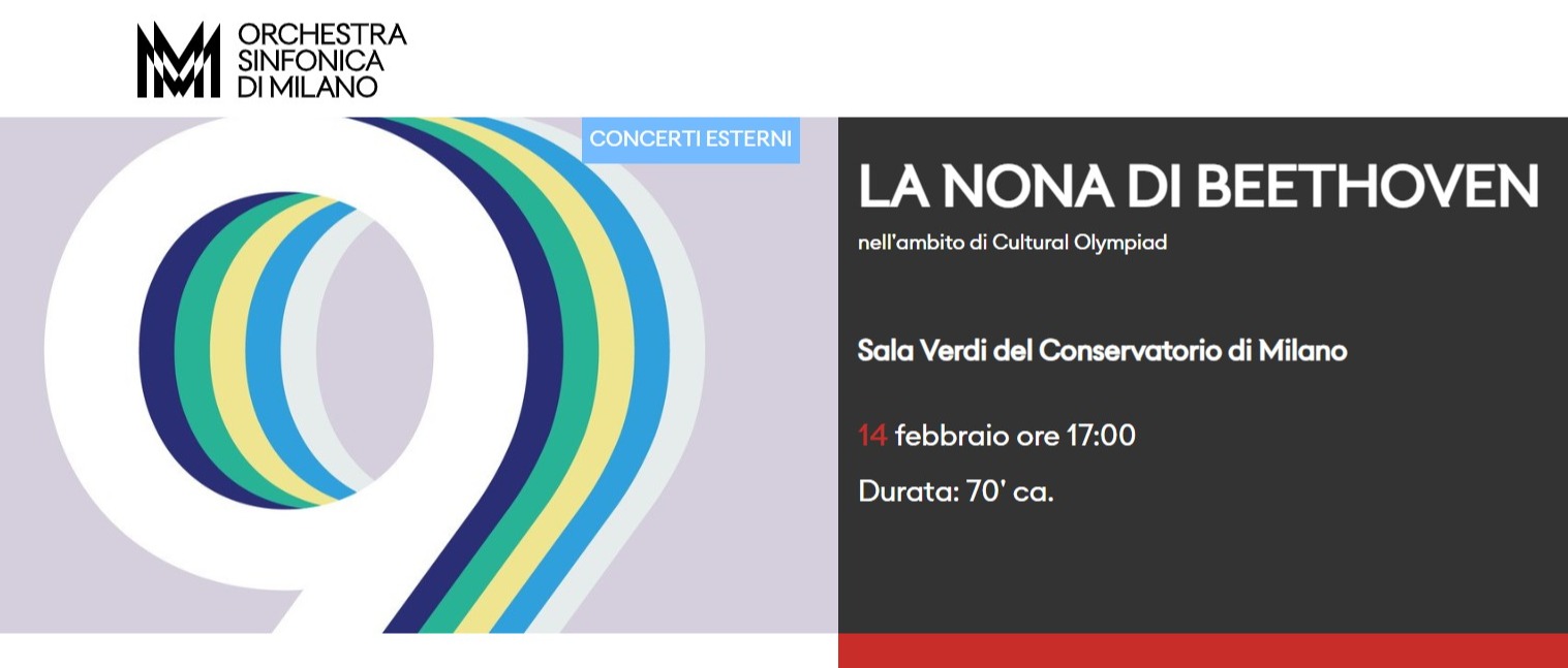 La Nona di Beethoven. Sabato 14 febbraio 2026 ore 17.00 Streaming