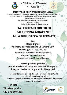 Meditare e respirare in gentilezza