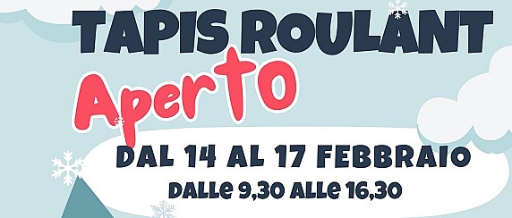 Apertura Tapis Roulant - Pista Bob