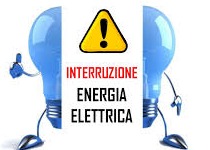 Avviso interruzione di energia elettrica - venerdì 27 febbraio