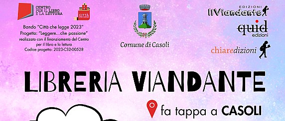 Libreria Viandante fa tappa a Casoli  il 7 marzo 2026