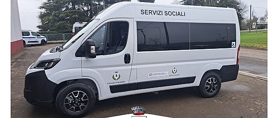 Nuovo automezzo del Comune di Quistello, Servizi Sociali