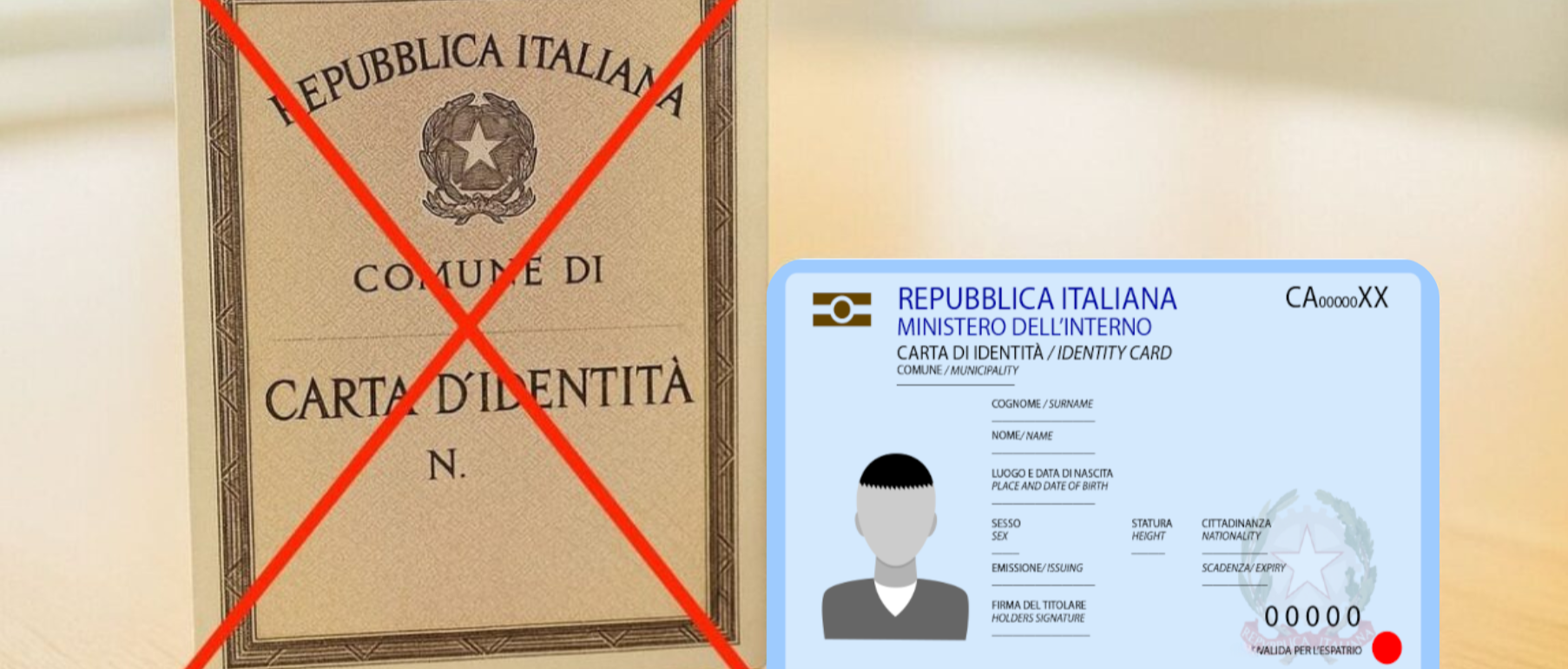 AVVISO SCADENZA CARTE D'IDENTITA’ CARTACEE