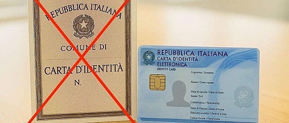 AVVISO ALLA CITTADINANZA: " DAL 3 AGOSTO 2026 STOP ALLE CARTE D'IDENTITA' CARTACEE"