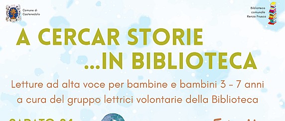 A cercar storie...in biblioteca