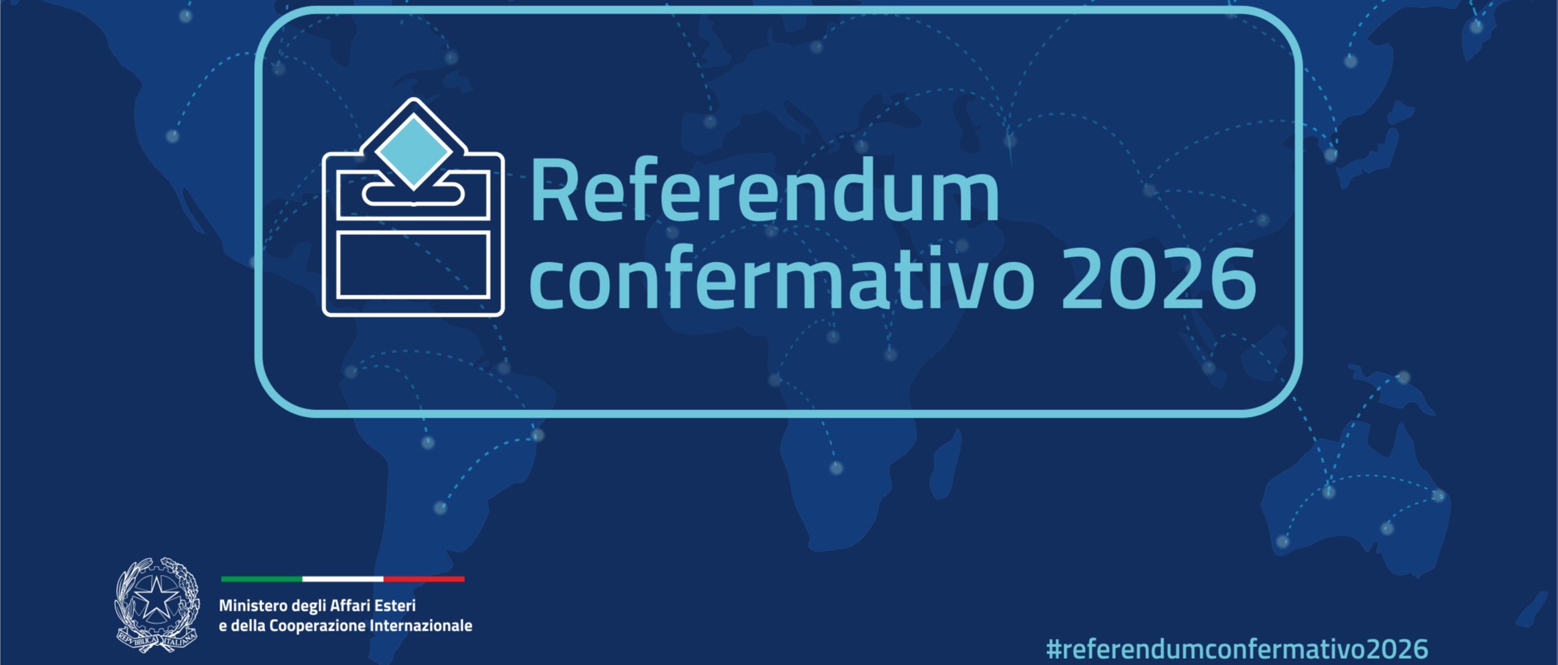 Referendum Costituzionale Confermativo dei giorni 22 e 23 marzo 2026