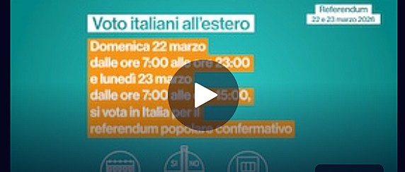 Spot informativi: Voto Italiani all'estero
