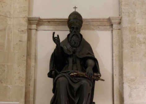 AVVISO DI APPALTO AGGIUDICATO - Intervento di restauro della scultura lignea e dipinta con effetto bronzo raffigurante "Papa Martino I" (Sec. XVII), conservata presso il Tempio di Santa Maria della Consolazione in Todi.