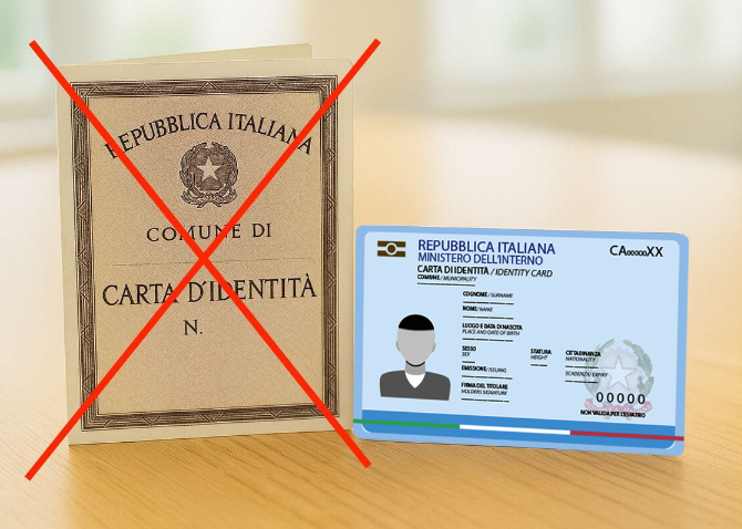 Avviso ai cittadini: scadenza carte di identità cartacee