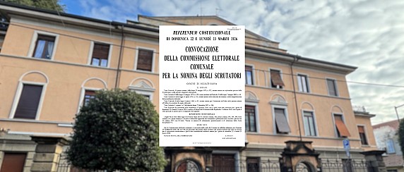 Referendum costituzionale 22 e 23 marzo 2026 - Convocazione della Commissione elettorale comunale per la nomina degli scrutatori