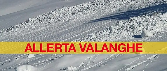 Allerta valanghe per il giorno 22 Febbraio 2026