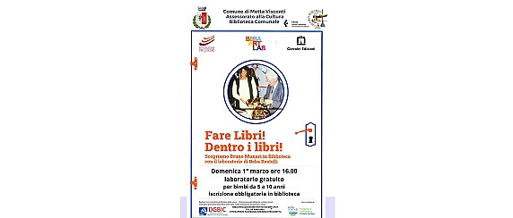 Fare Libri! Dentro i libri! - Laboratorio gratuito per bambini da 5 a 10 anni