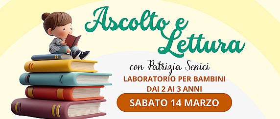 Ascolto e Lettura Laboratorio per bambini dai 2 ai 3 anni