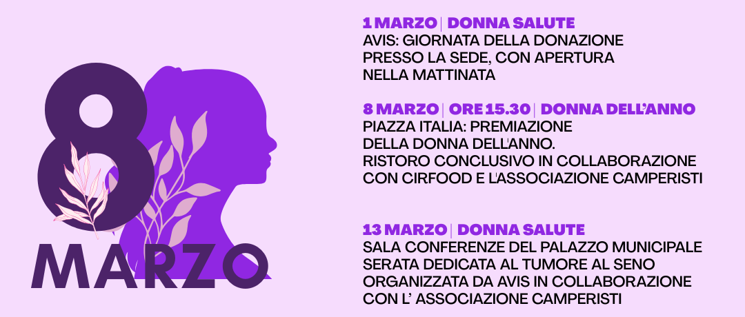 Marzo Donna 2026
