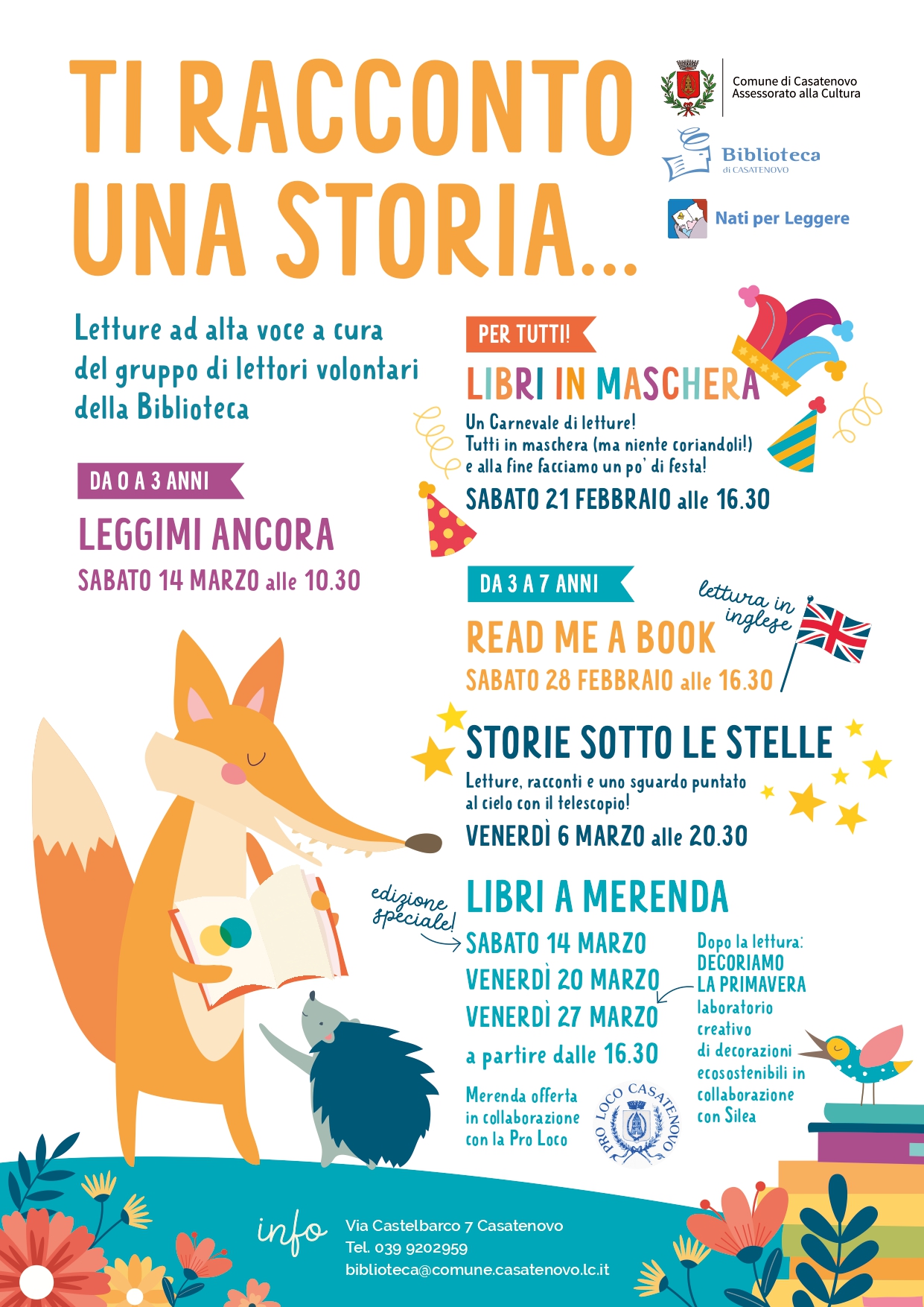 Locandina Ti racconto una storia 2026