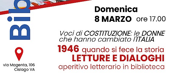 Aperitivo letterario in Biblioteca