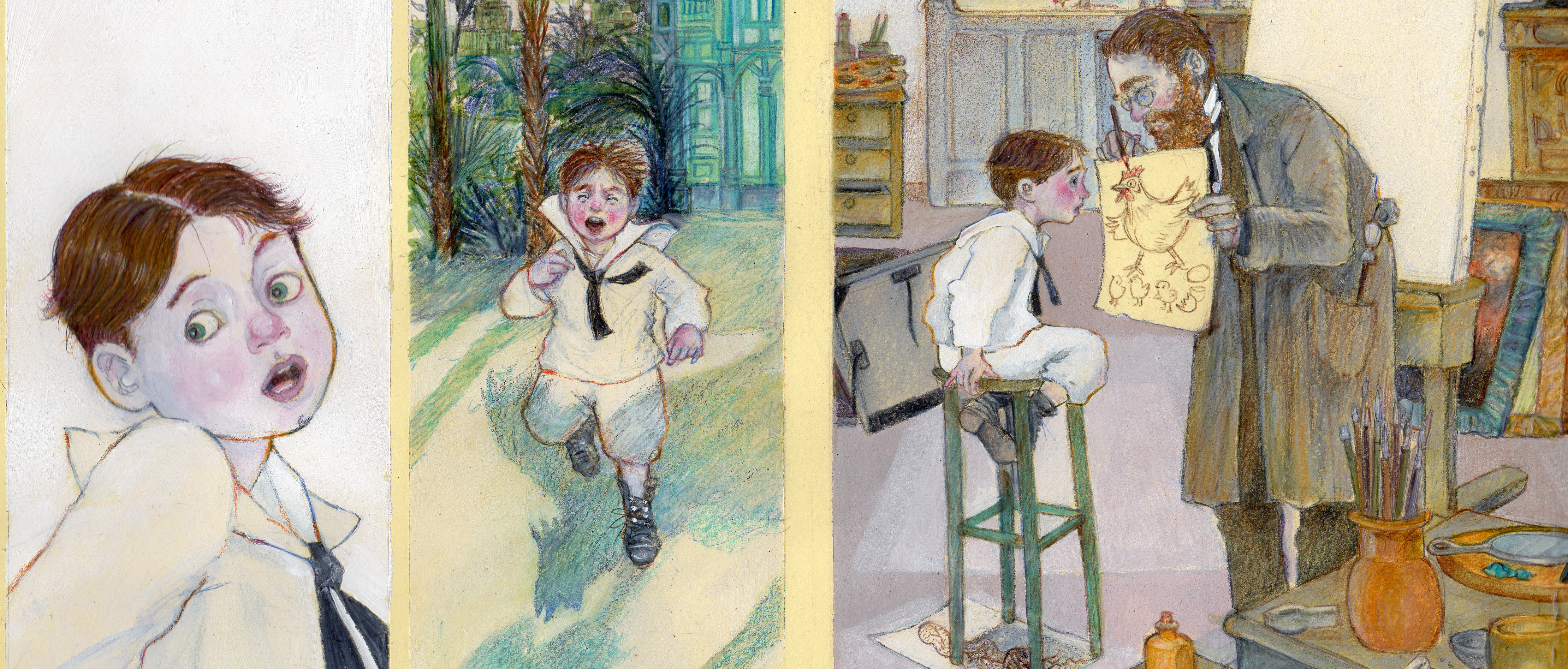 Laboratori di lettura e illustrazione in biblioteca con l'illustratrice Cinzia Ghigliano