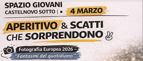 "Aperitivo & Scatti che sorridono” nello spazio giovani