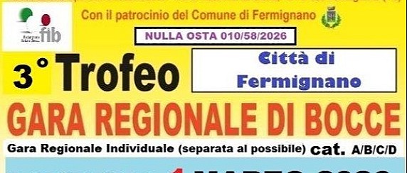 3° Trofeo “Città di Fermignano”