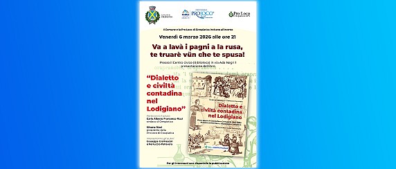"Dialetto e civiltà contadina nel Lodigiano"