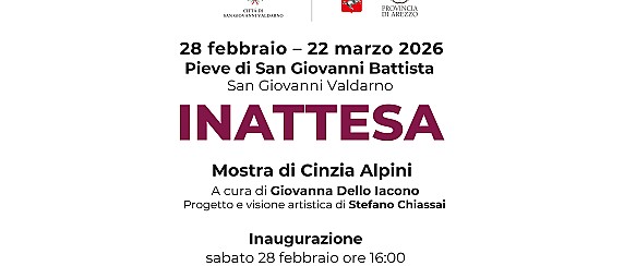San Giovanni Valdarno inaugura la mostra “Inattesa” di Cinzia Alpini
