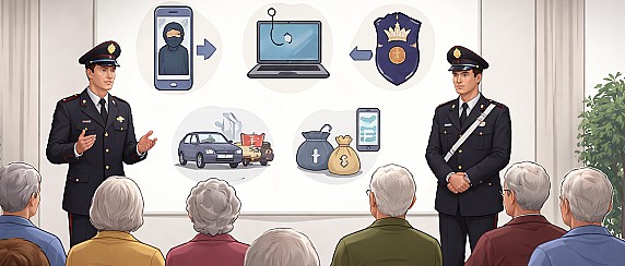 Incontro con i Carabinieri per prevenzione truffe.