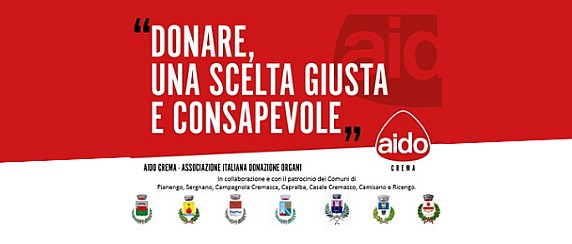 L'importanza della donazione di organi e tessuti: incontro pubblico a Pianengo