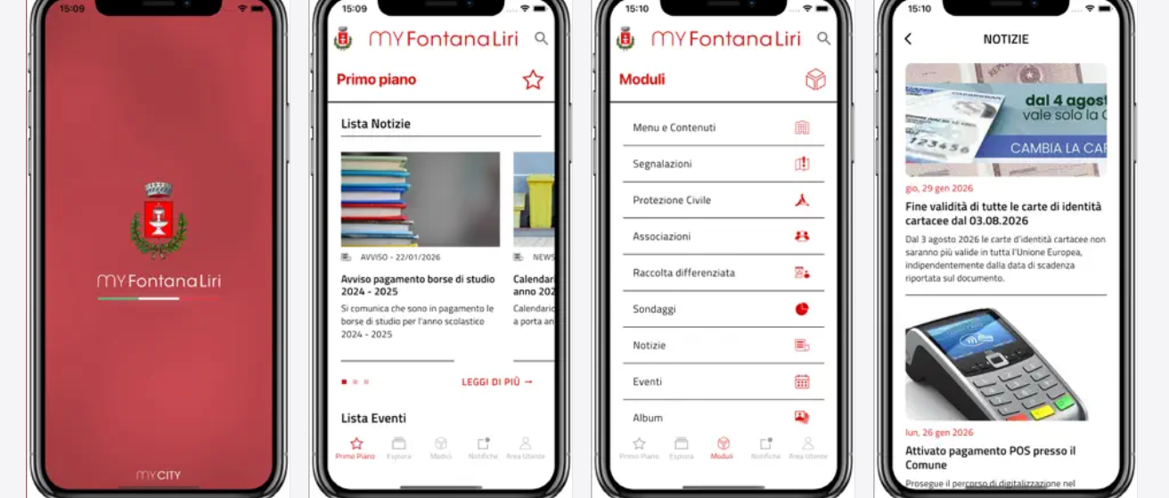 Il Comune di Fontana Liri lancia la sua nuova app MyFontanaLiri: disponibile su App Store e Play Store