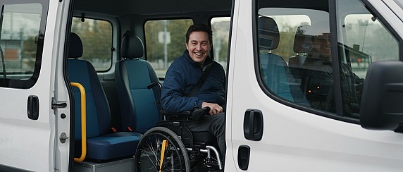 Volantino informativo servizio di trasporto sociale