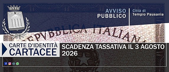 Carte d’Identità cartacee
