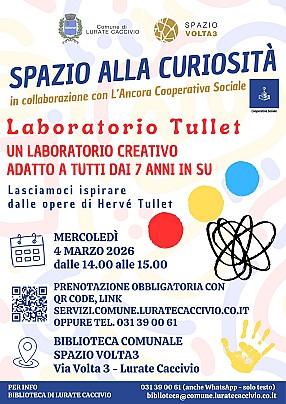 Laboratorio Tullet 4 marzo 2026
