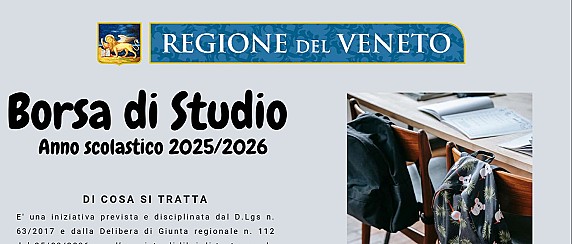 Borsa di Studio - Anno scolastico 2025/2026