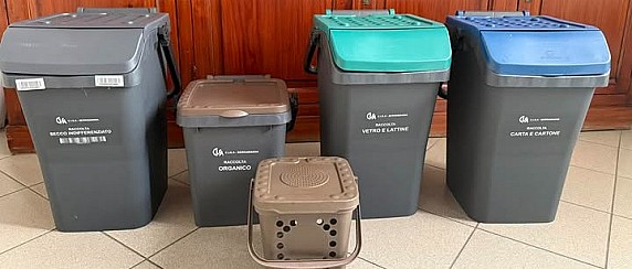 Raccolta differenziata dei rifiuti - Utenze domestiche - Consegna kit ecologico