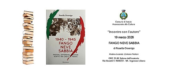 "Incontro con l'autore" presso la sede di Via Vanetti 5