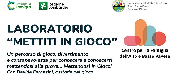 Laboratorio "Mettiti in gioco"
